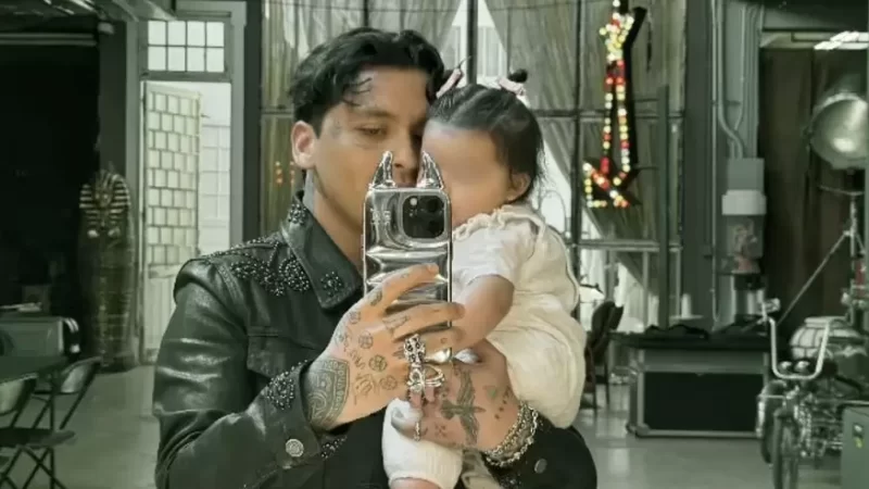Christian Nodal se reencontró con su hija Inti