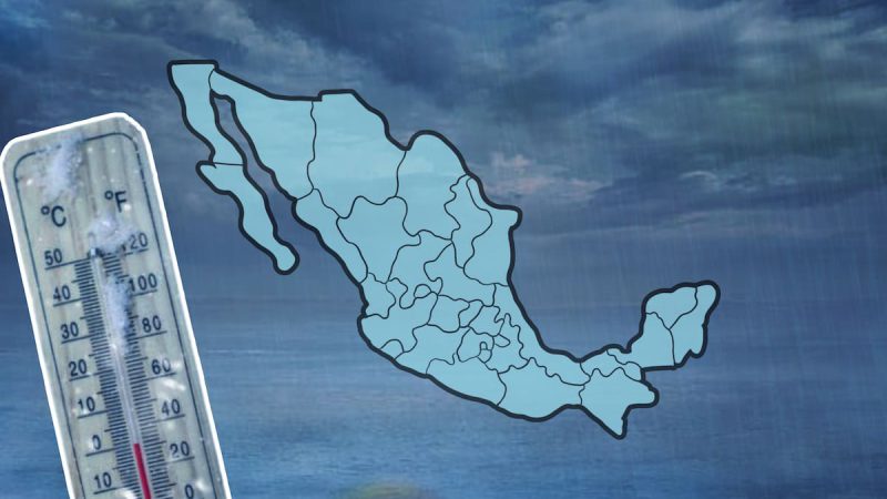 Dos frentes fríos bajarán las temperaturas en México y lloverá en diferentes estados: Así estará el clima este jueves 17 de octubre