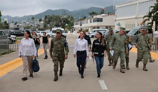 Alistan plan de apoyo para damnificados por «John»; Claudia Sheinbaum se reúne con gobernadores de Guerrero y Michoacán