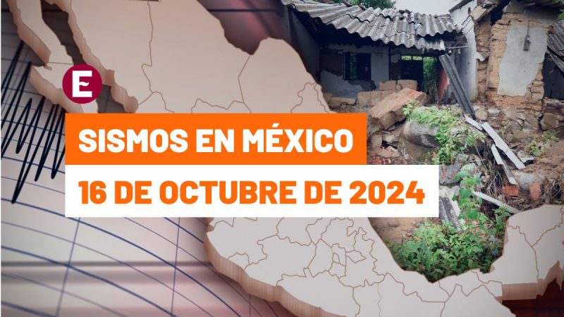 Tres sismos hoy 16 de octubre de 2024 ‘sacuden’ Pinotepa Nacional en tres horas