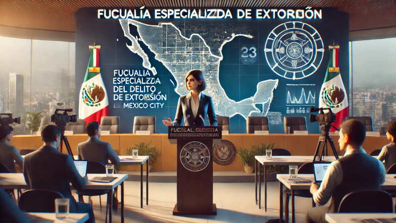 Ciudad de México crea la nueva Fiscalía Especializada del Delito de Extorsión