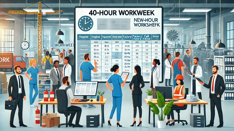 Jornada laboral de 40 horas: ¿Cómo se ajustaría el pago en empresas que operan sin descanso?
