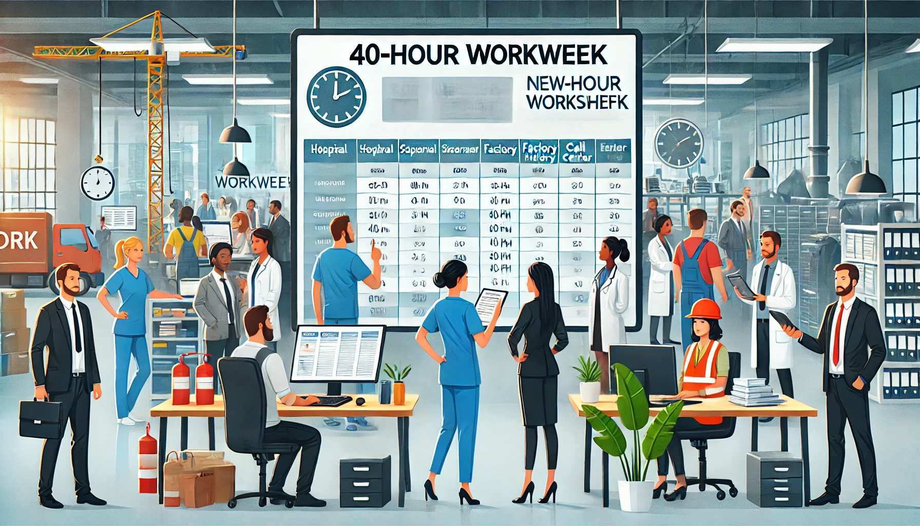 Jornada laboral de 40 horas: ¿Cómo se ajustaría el pago en empresas que operan sin descanso?