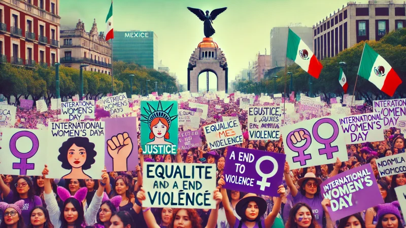 Miles de mujeres marchan en México este 8M para exigir justicia, igualdad y derechos