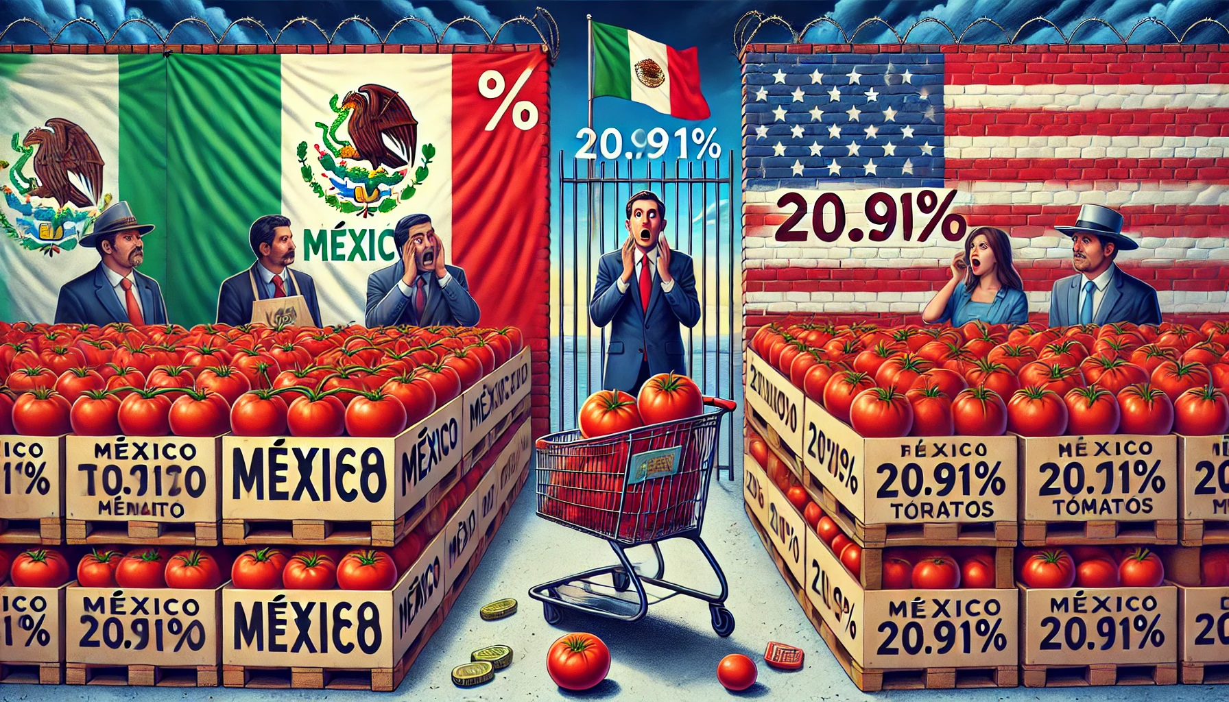 EE.UU. impone arancel al jitomate mexicano: consumidores y productores, los grandes perdedores