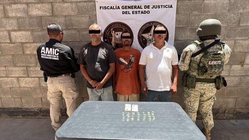 Vinculan a proceso a tres supuestos narcomenudistas en Hermosillo