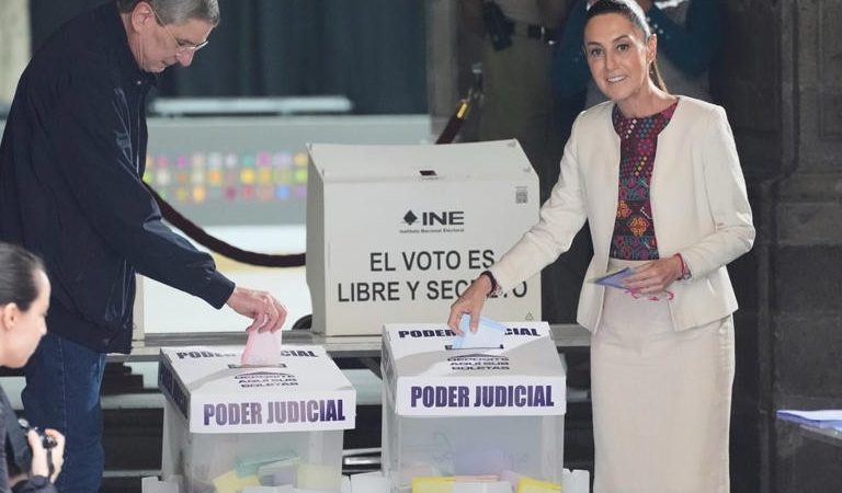 Sheinbaum celebra elecciones judiciales: “Al margen de la ley, nada; por encima de la ley, nadie”