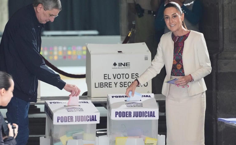 Sheinbaum celebra elecciones judiciales: “Al margen de la ley, nada; por encima de la ley, nadie”