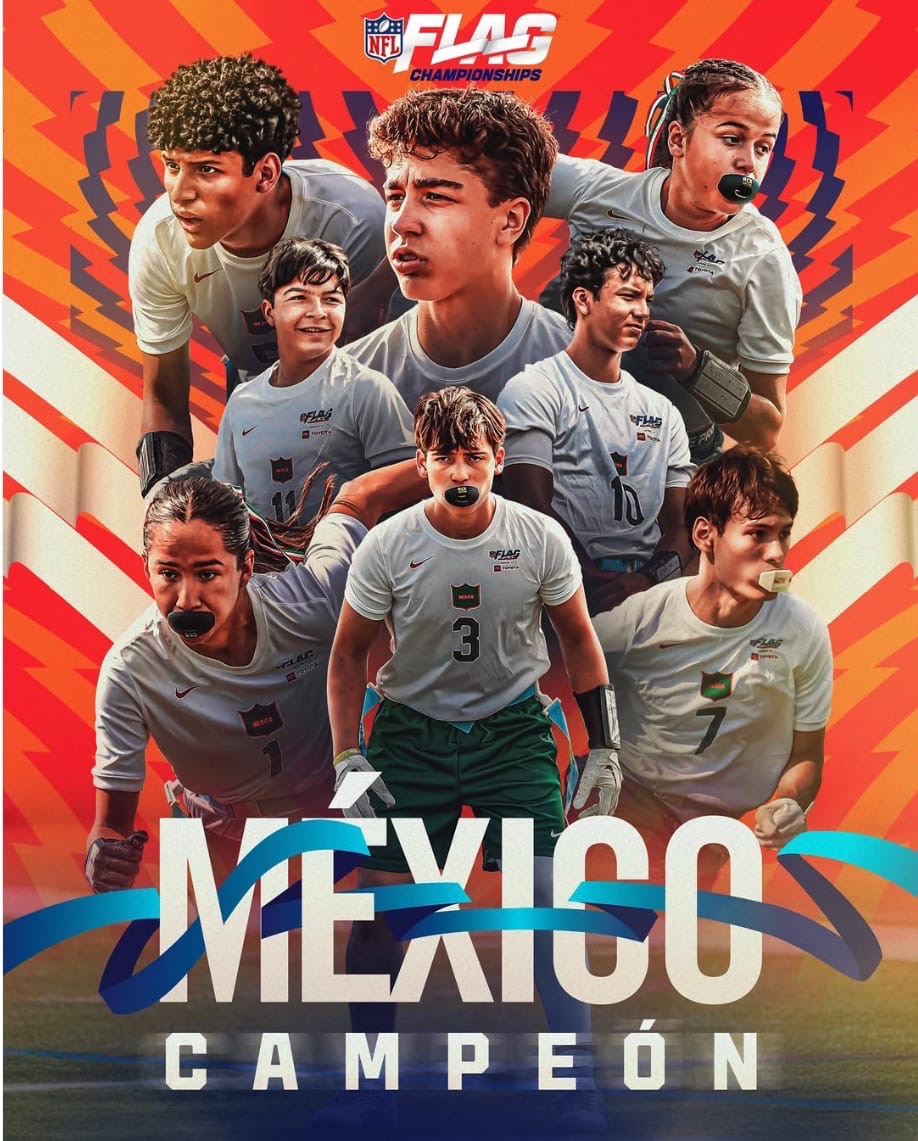 México triunfa en División Internacional de Flag Football en Ohio