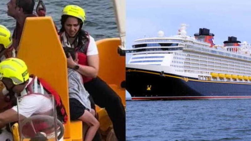 Heroico padre salta del Disney Dream para salvar a su hija