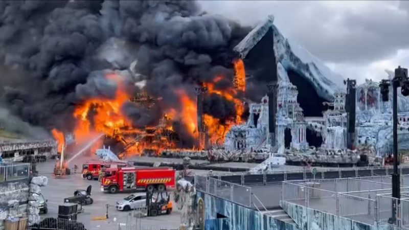 Incendio devasta el escenario principal de Tomorrowland a 48 horas de su inauguración