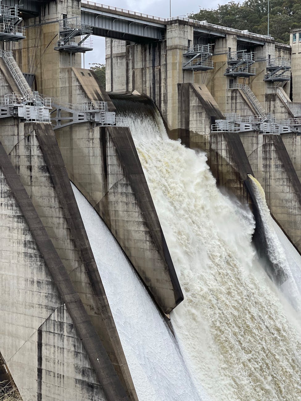 majestic dam on river